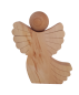 Preview: Engel aus Erlenholz – Größe: ca. 15,5 x 12 x 2,5 cm - Handgearbeitet