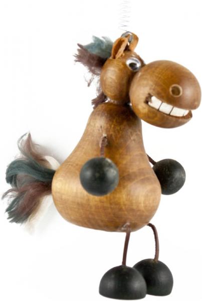 Schwingfigur Holz Pferd